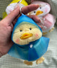 レインコートあひるぬいぐるみキーホルダー/ブルー