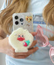 ミニフレッシュシェルモンスターぬいぐるみキーホルダー/ホワイト