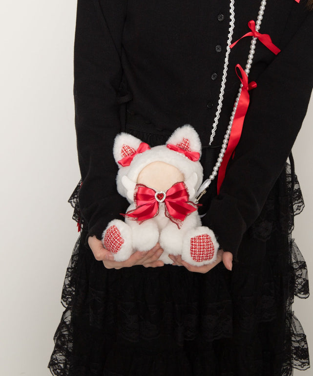 ぬいおすわりにゃんこ15cm