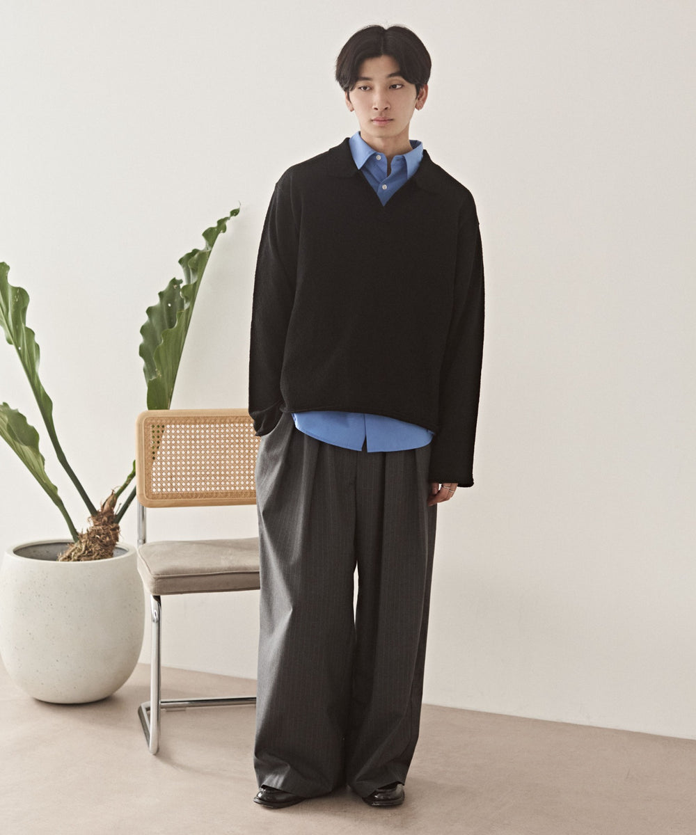 グレーストライプ モデル：180cm L着用