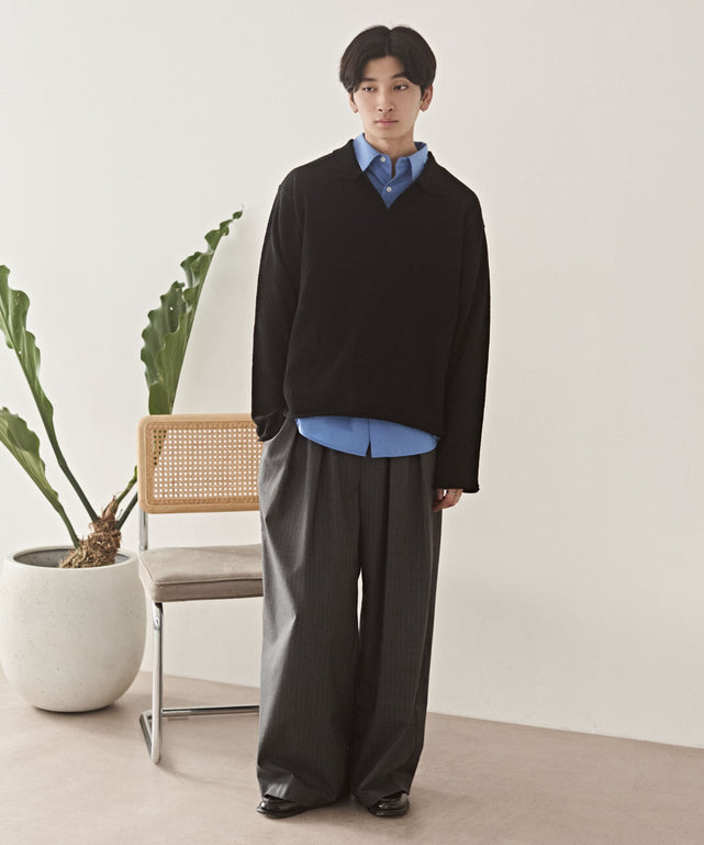 グレーストライプ モデル：180cm L着用