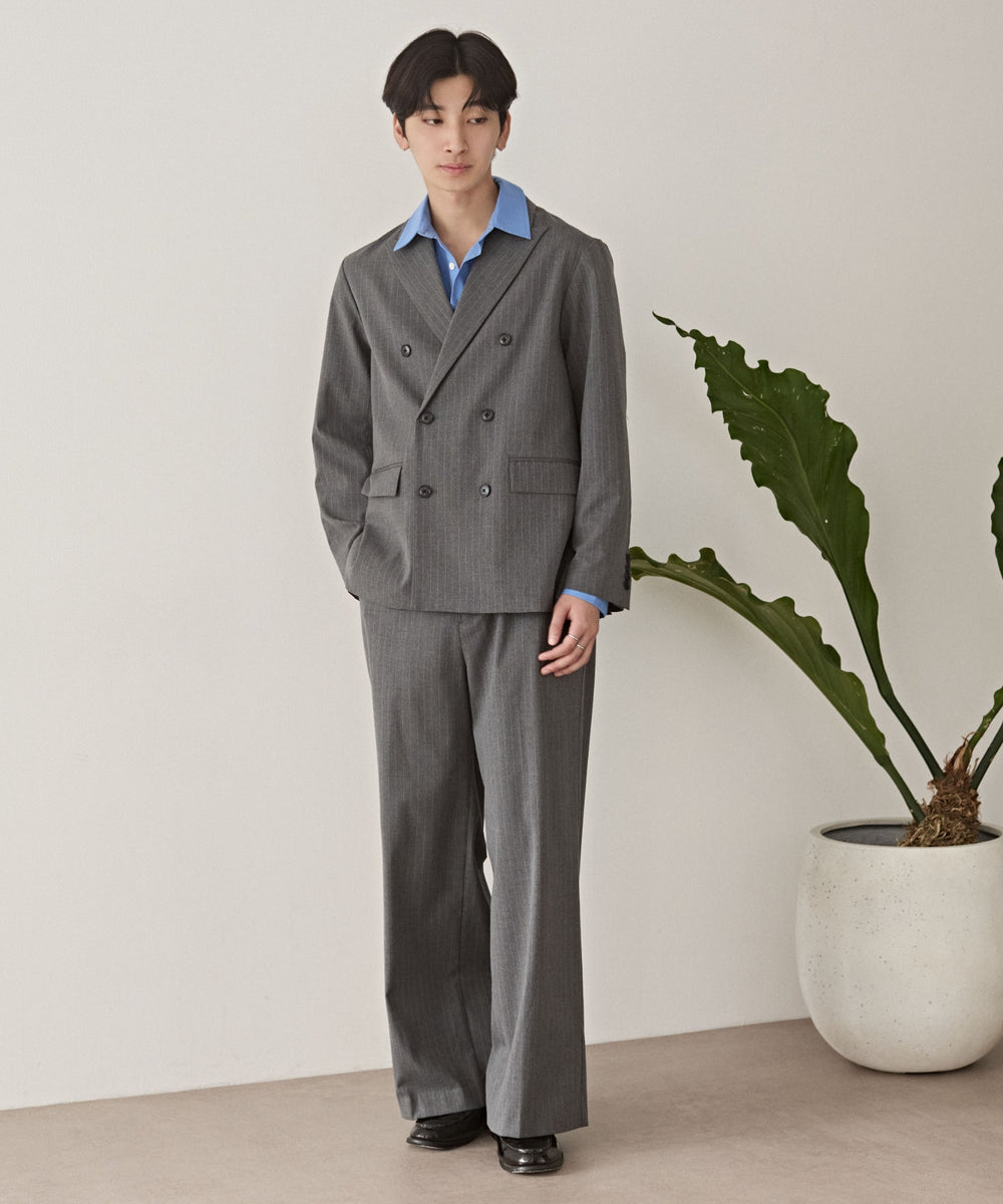 グレーストライプ モデル：180cm L着用