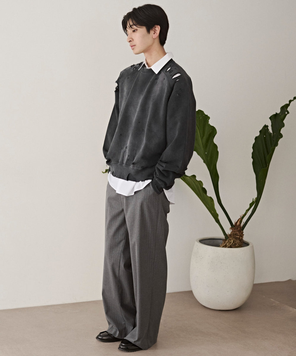 グレーストライプ モデル：180cm L着用