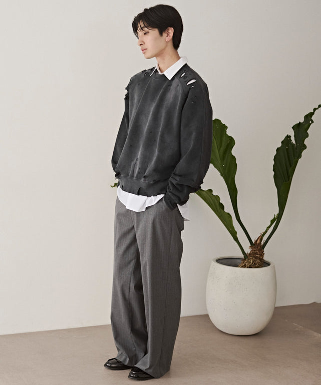 グレーストライプ モデル：180cm L着用