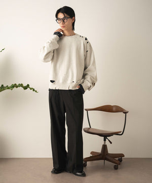 オフホワイト モデル：180cm L着用