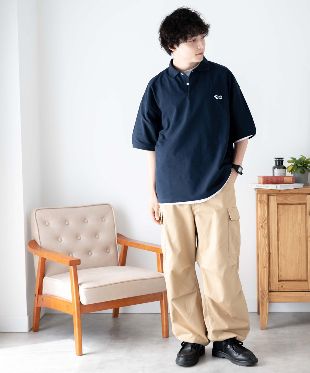ネイビー モデル：175cm L着用