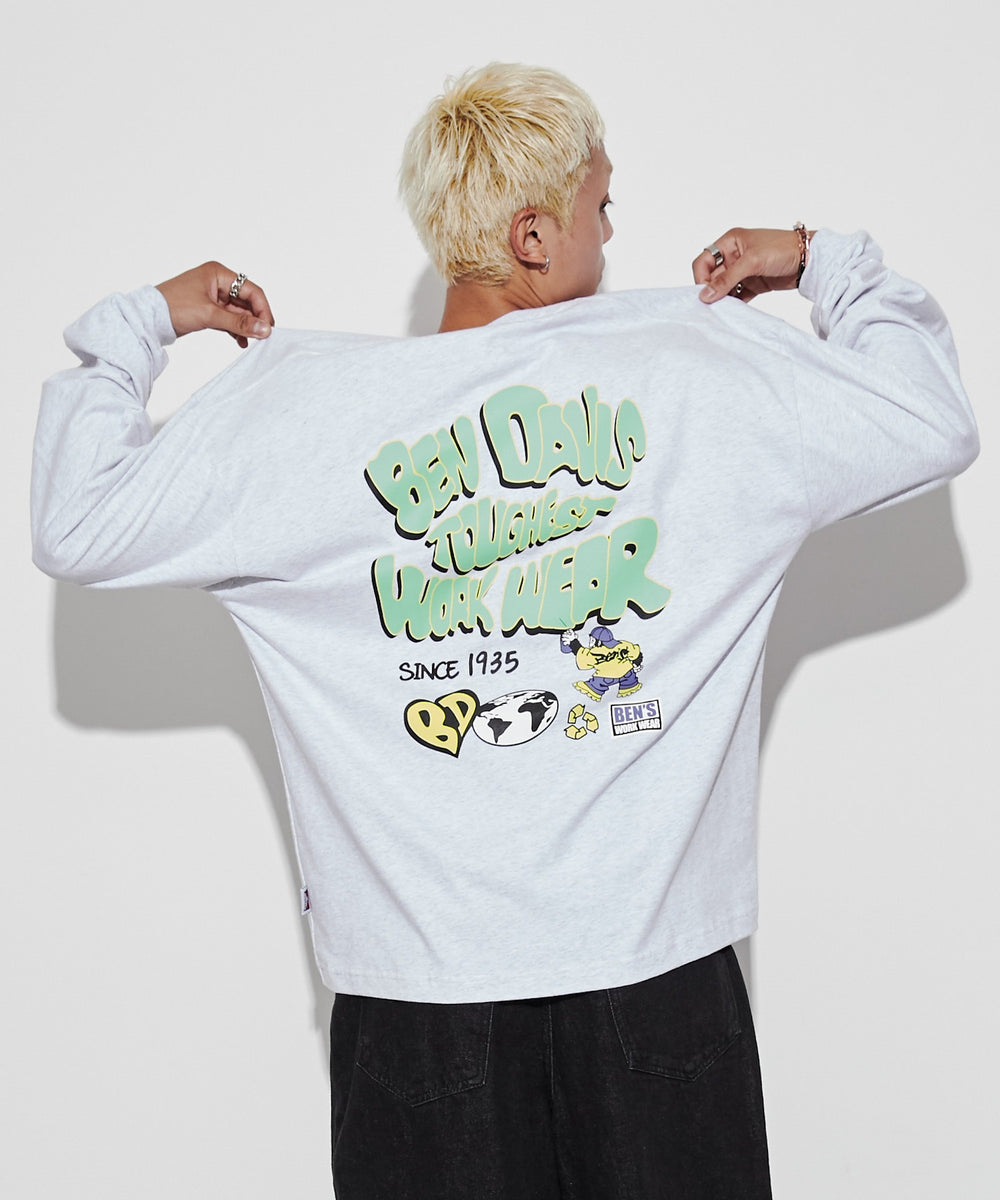 Lグレー モデル：178cm L着用