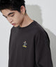 CONVERSEワンポイントT（LS）/柄4 モデル：180cm L着用
