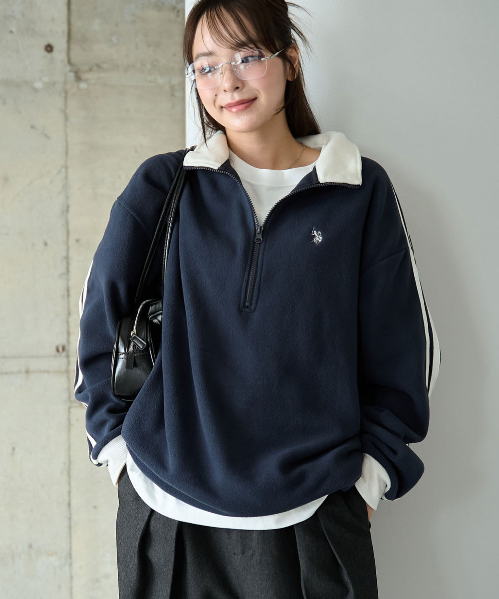 ネイビー モデル:165cm Mサイズ着用