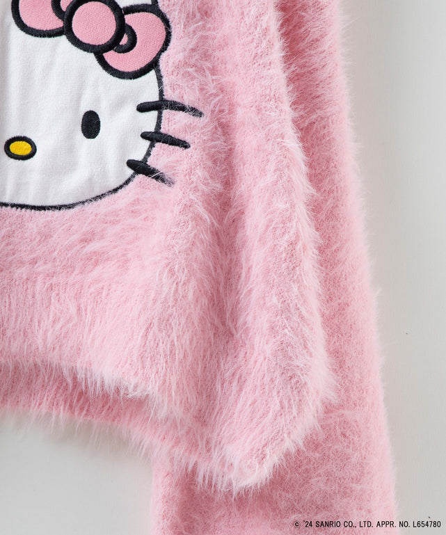 HELLOKITTYコラボシャギーニット