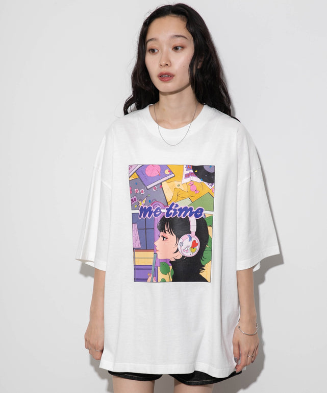 ホワイト モデル：161cm M着用