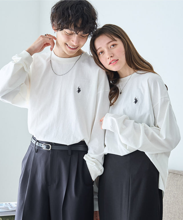 U.S. POLO ASSN.ワンポイント刺繍LST