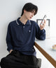 ネイビー モデル：177cm L着用