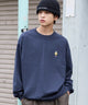 別注BENDAVISワンポイントT（LS）/ネイビー モデル：180cm L着用