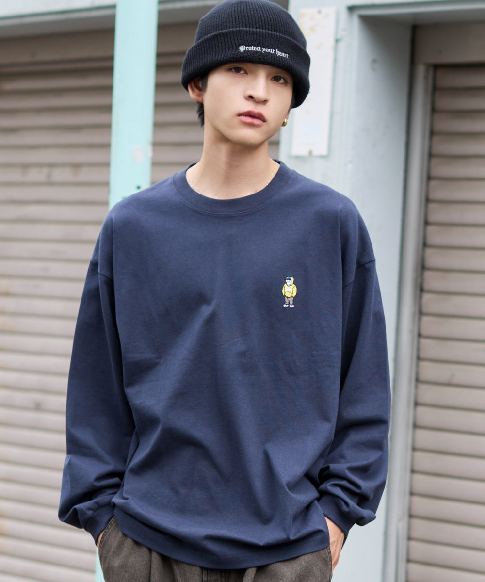 ネイビー モデル：180cm L着用