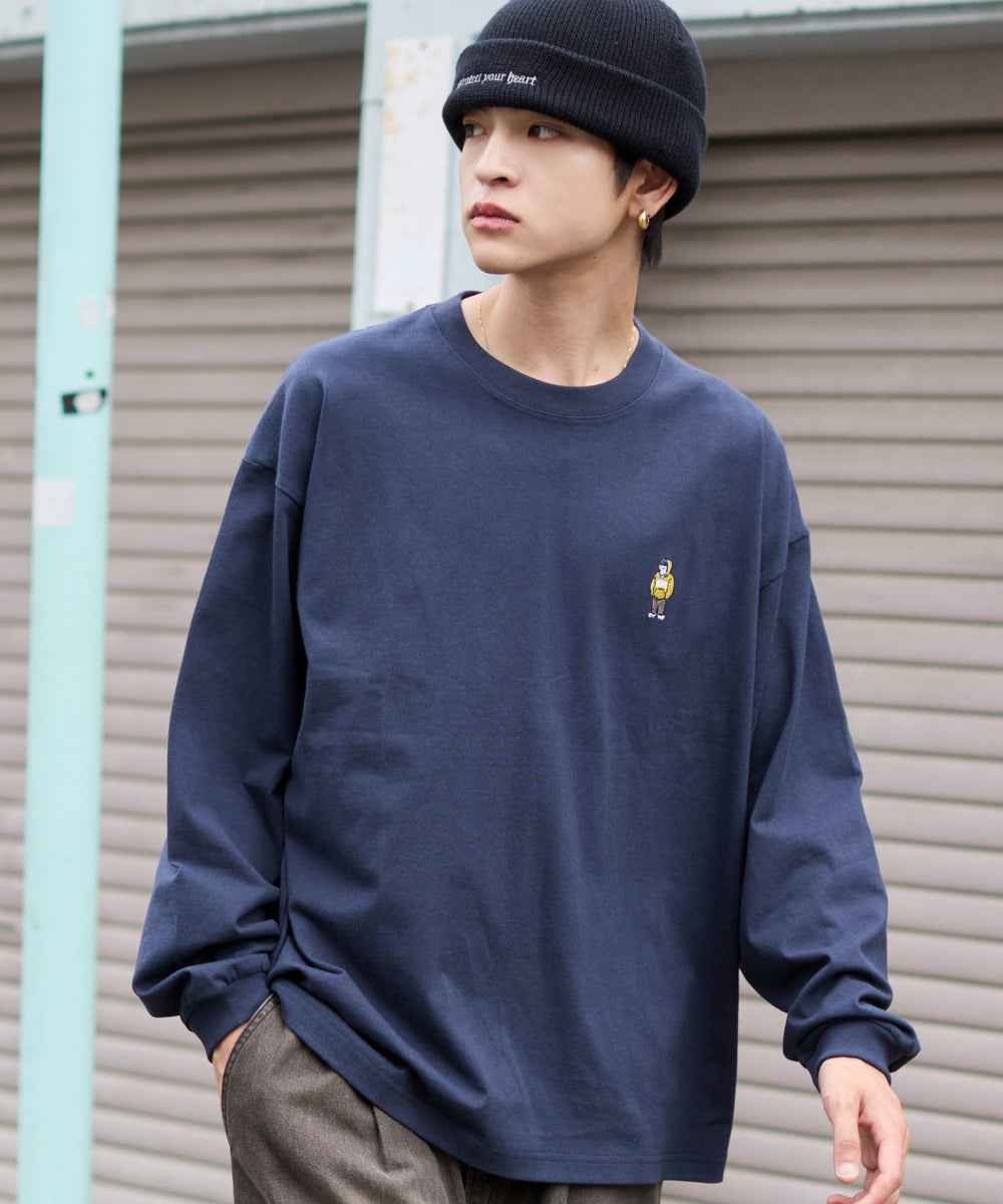 ネイビー モデル：180cm L着用