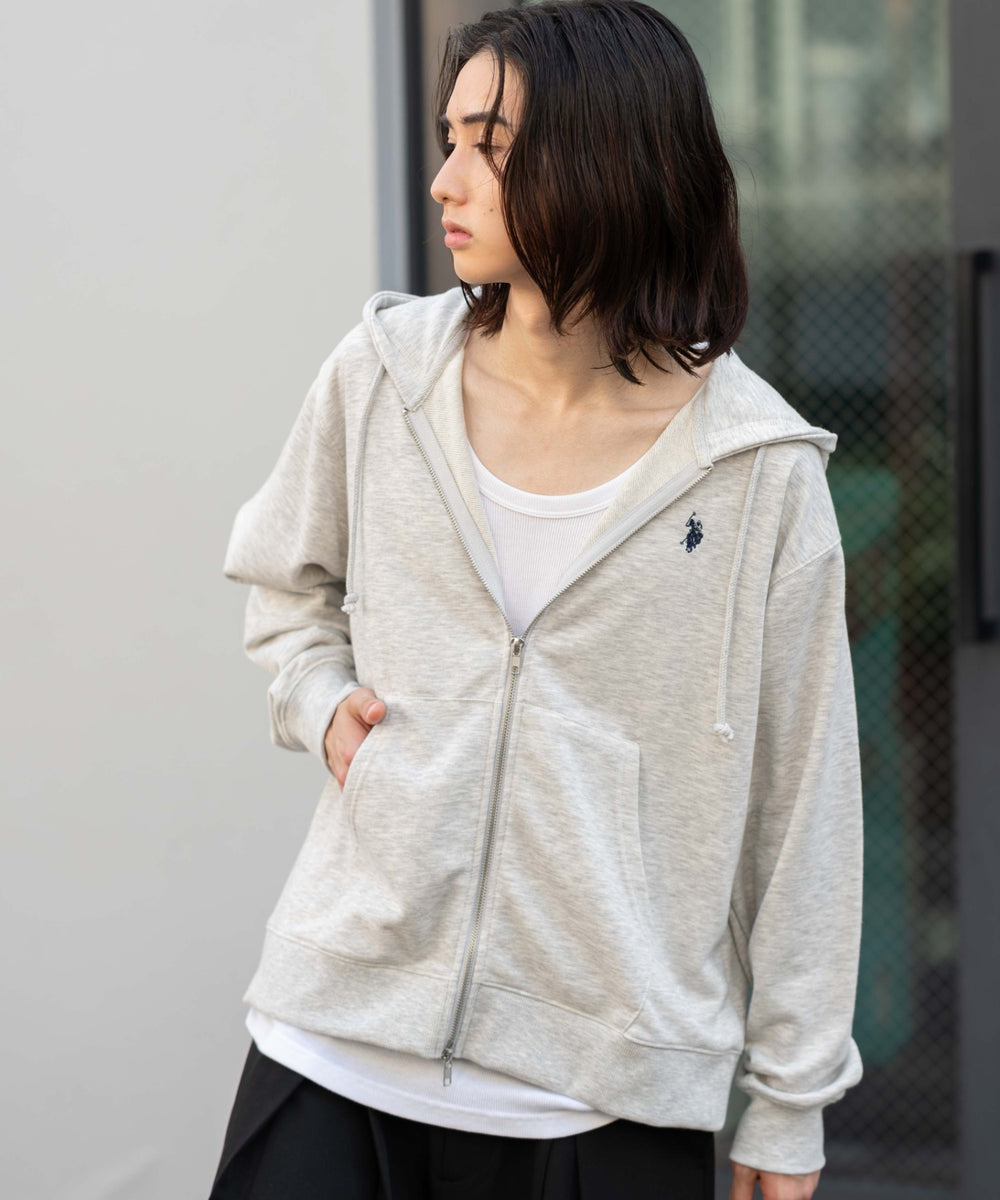 杢グレー モデル：175cm M着用