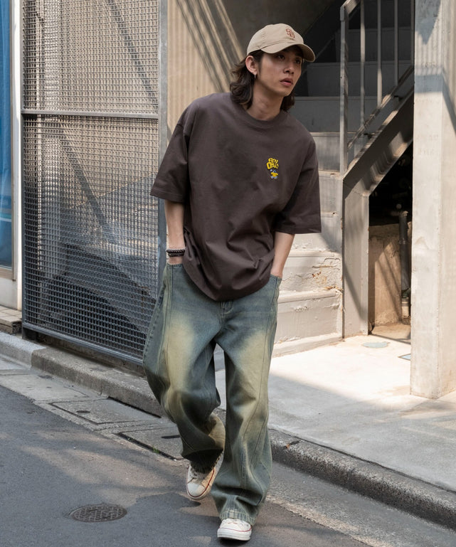 ブラウン　モデル:175cm L着用
