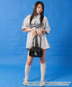 ブルーストライプ　モデル：159㎝　M着用