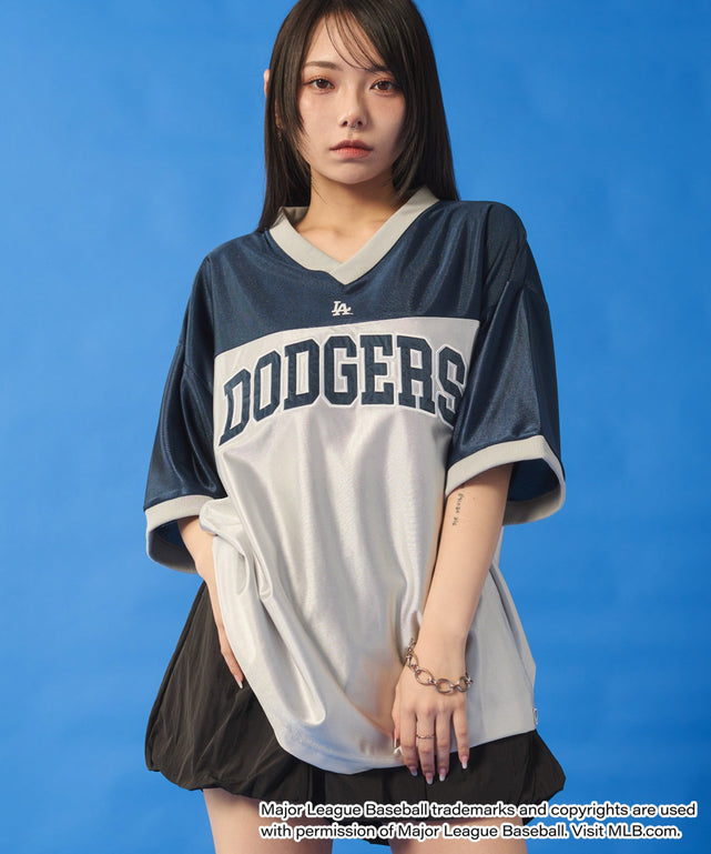 別注MLBメッシュゲームグラフィックT（SS）/ブルーソノタ　モデル：159㎝　M着用