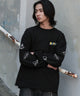 別注NEW　JACKグラフィックT（LS）/ブラック モデル：175cm L着用