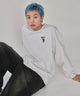 別注BENDAVISワンポイントT（LS）/アッシュグレー　モデル：178㎝　L着用