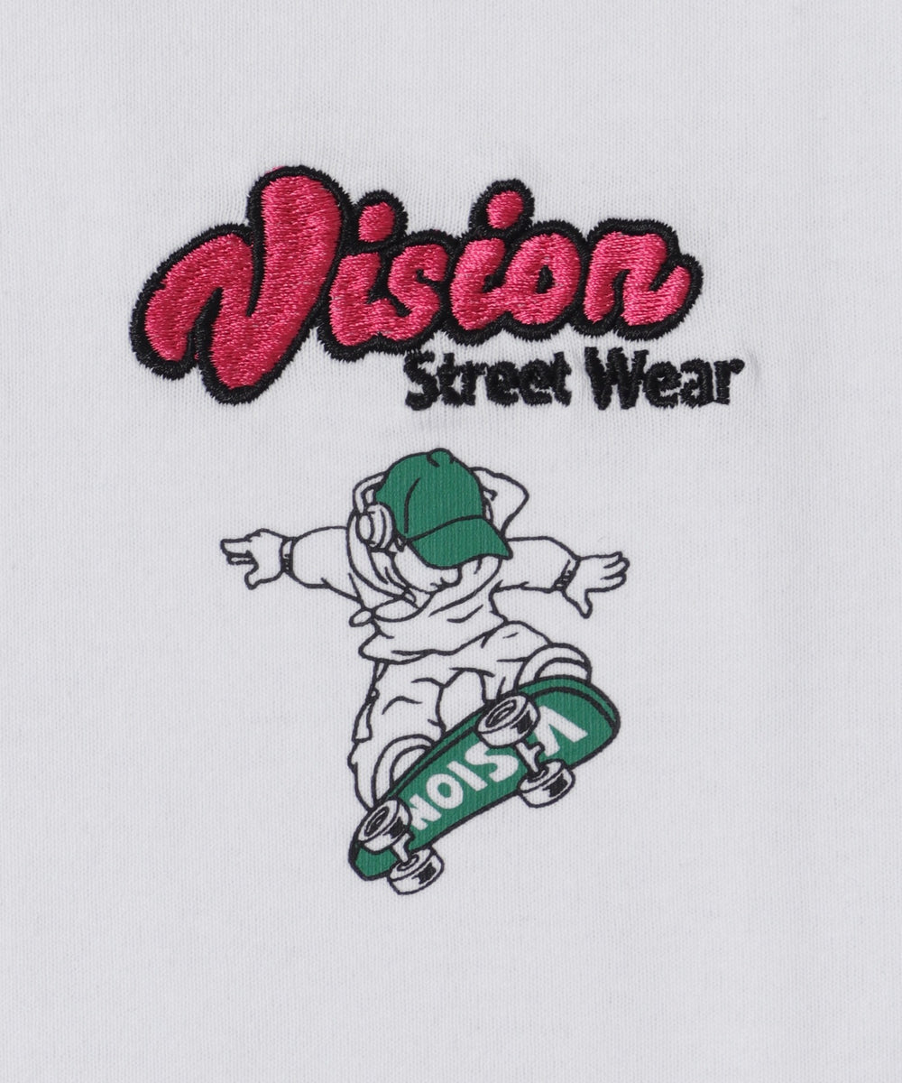 別注VISIONグラフィックスリーブプリントT（LS）