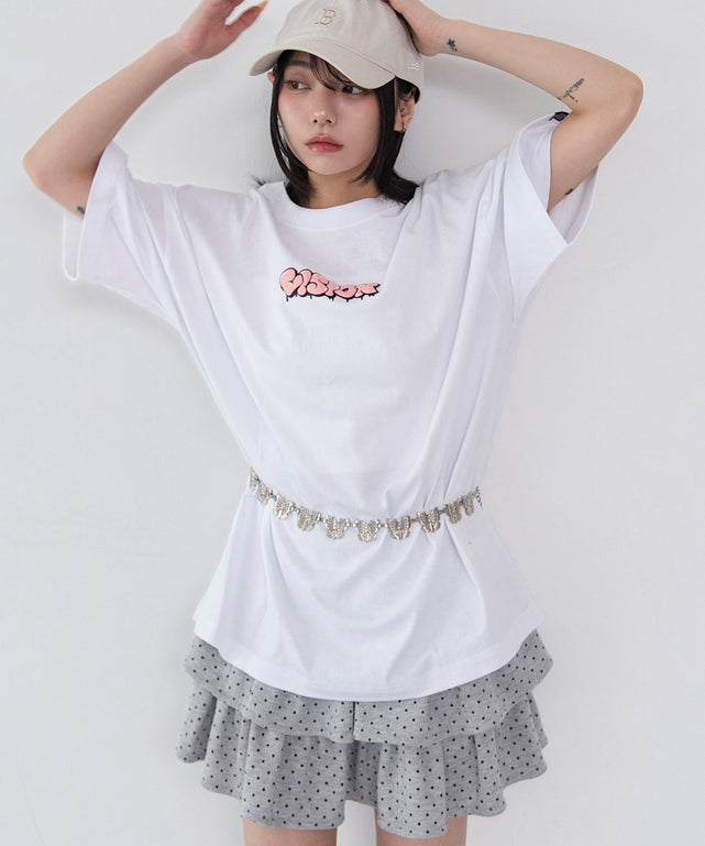 ホワイト　モデル：159cm L着用