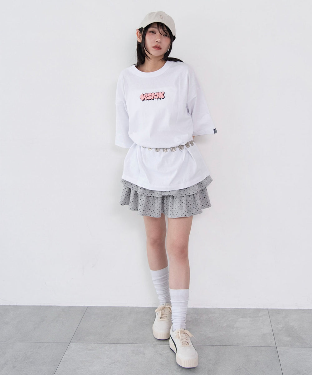 ホワイト　モデル：159cm L着用