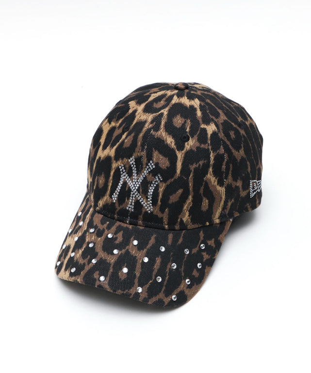 【WEGO限定デザイン】別注NEWERA　940　linestone/柄1：レオパード