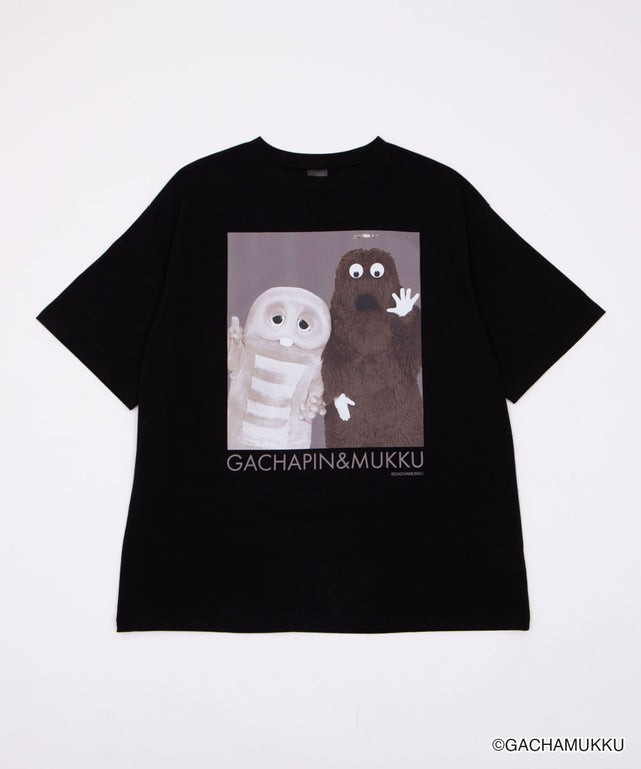 ガチャピンムック×WEGOコラボフォトTシャツ/柄1
