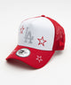 【WEGO限定デザイン】別注NEWERA　940AFTR　STAR/レッド：LA