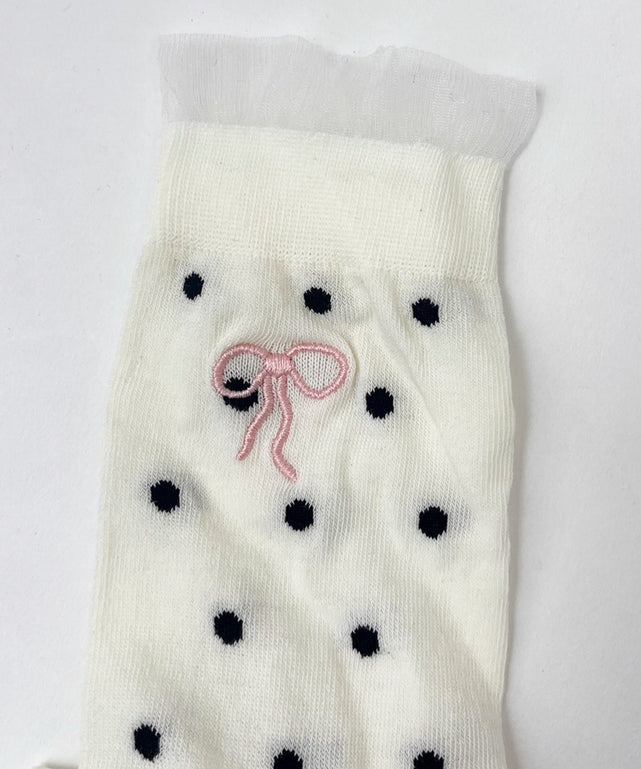 アソートリボンデザインソックス(23-25cm)