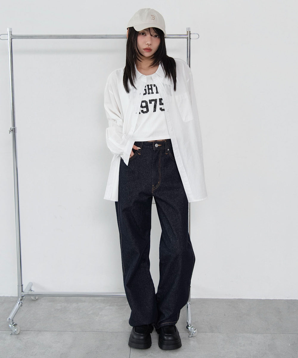 ブルー　モデル：159cm F着用