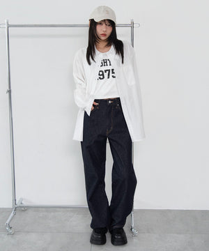 ブルー　モデル：159cm F着用