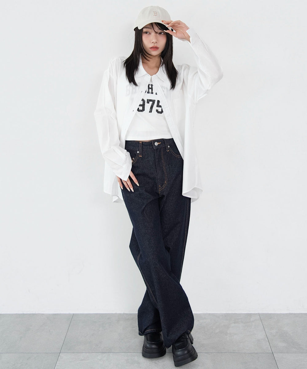 ブルー　モデル：159cm F着用