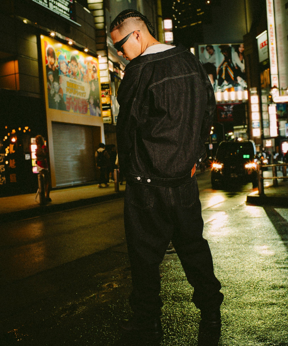 WIDE DENIMPANTS