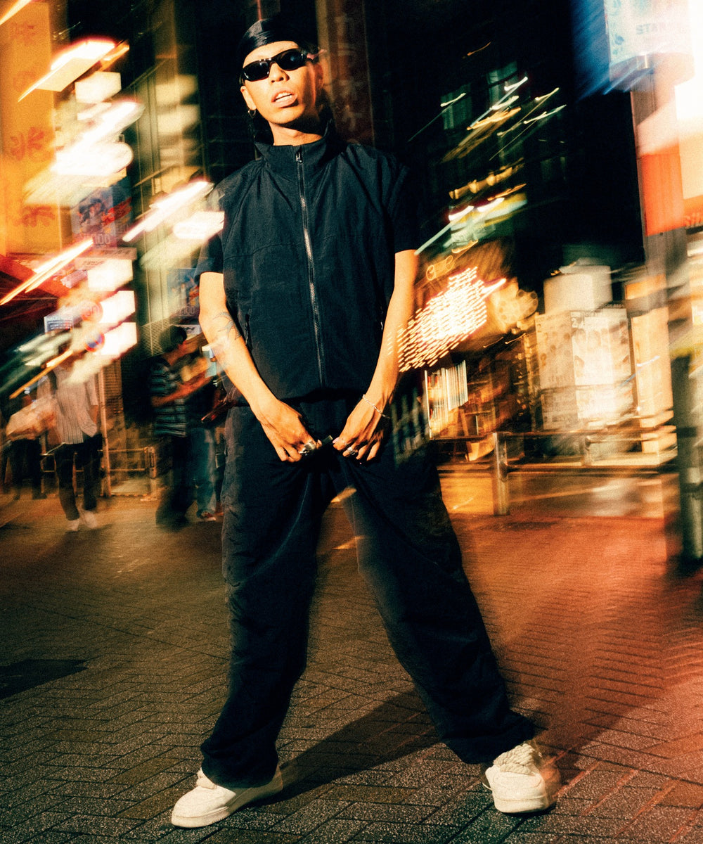 NYLON TRACK PANTS