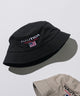 NAUTICA　LOGO　EMB　BUCKETHAT/ブラック