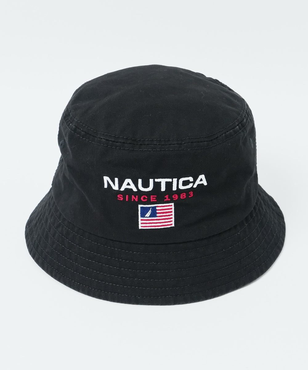 NAUTICA　LOGO　EMB　BUCKETHAT