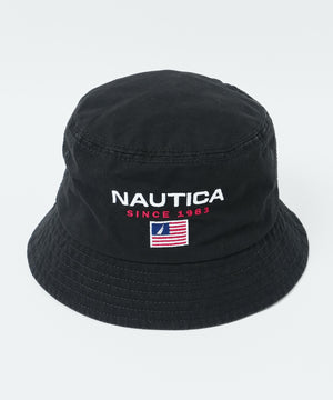 NAUTICA　LOGO　EMB　BUCKETHAT