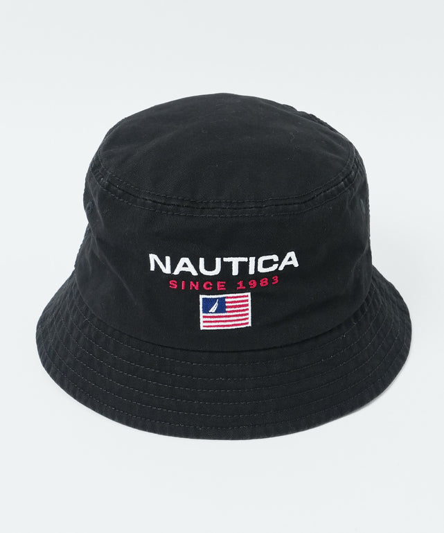 NAUTICA　LOGO　EMB　BUCKETHAT