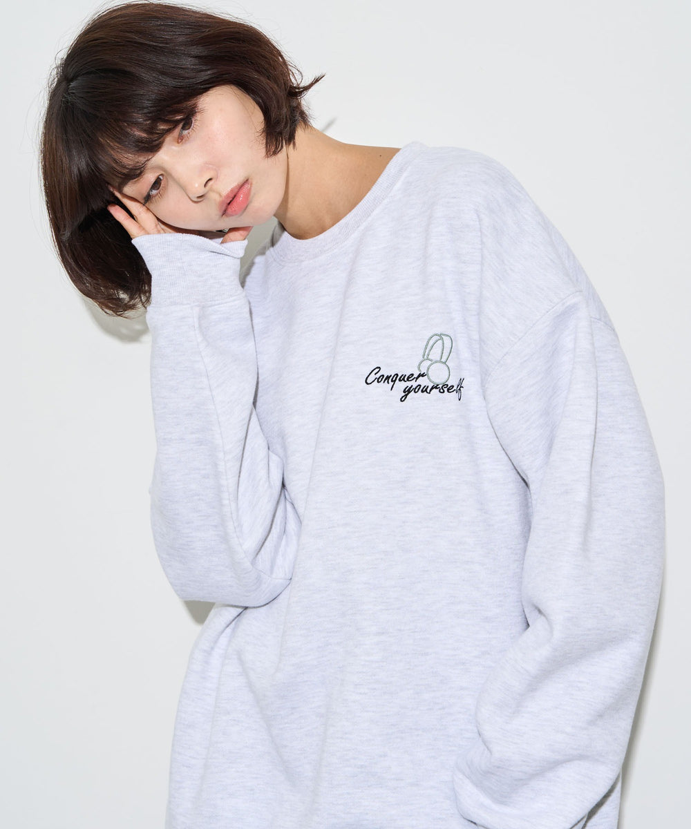 アッシュグレー　モデル:160cm L着用