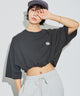 CONVERSEワンポイントT/柄6 モデル：160cm L着用