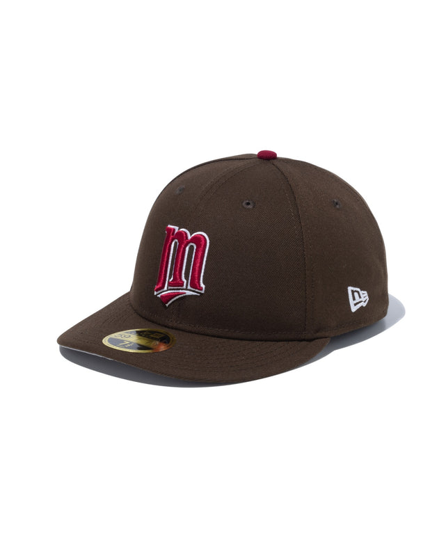 NEWERA　59FIFTY　Gray　Under　Visor/ウォルナット(柄１)