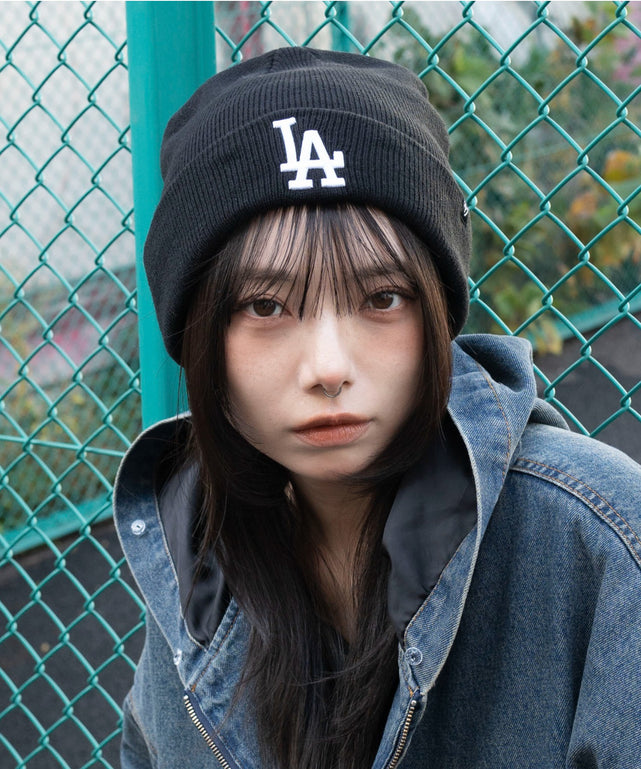 ＇47　CUFF　KNIT/柄5(LAブラック)