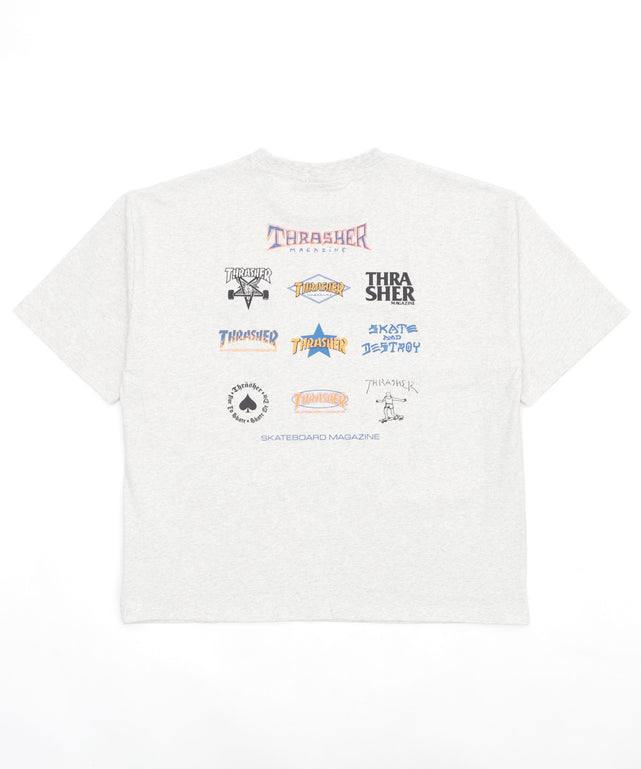 THRASHER　MULTI　LOGO　T（SS）