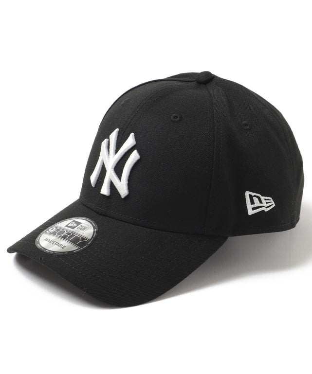NEWERA　9FORTY/NY　ブラック／スノーホワイト（柄1）