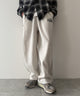 パイピングスウェットパンツ/ホワイト モデル：175cm L着用