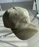 CONVERSE　WASHED　TWILL　6P　CAP/カーキ